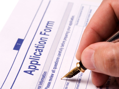 application form filling the application form