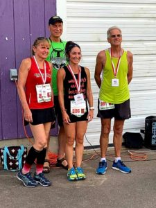 Congratulations to all of tonight's Ultimate Runners that completed the challenge and beat the heat. The age and gender graded top 3 were 1st Place Yuki Minami Chorney, 2nd Place Trevor L Ward and 3rd Place Gina Joubert. Photo by Aline Kenney
