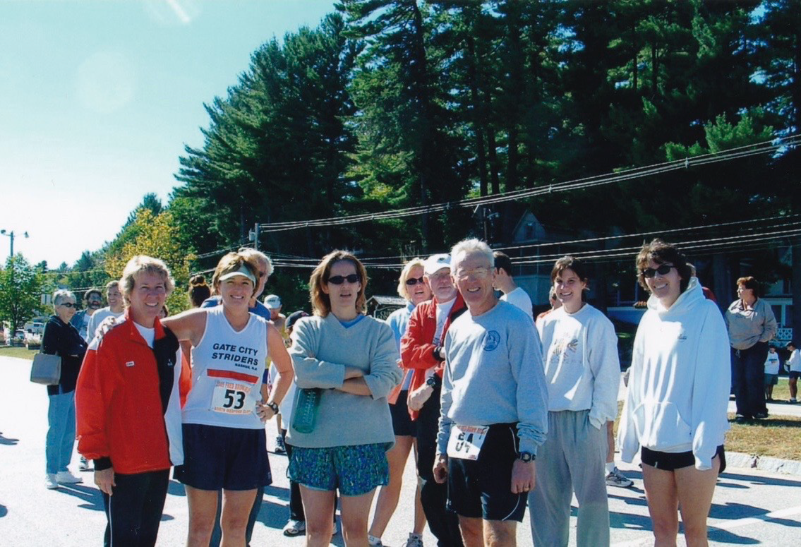 The 2005 Winnipesaukee female relay open first place! (and best supporter Terry!)