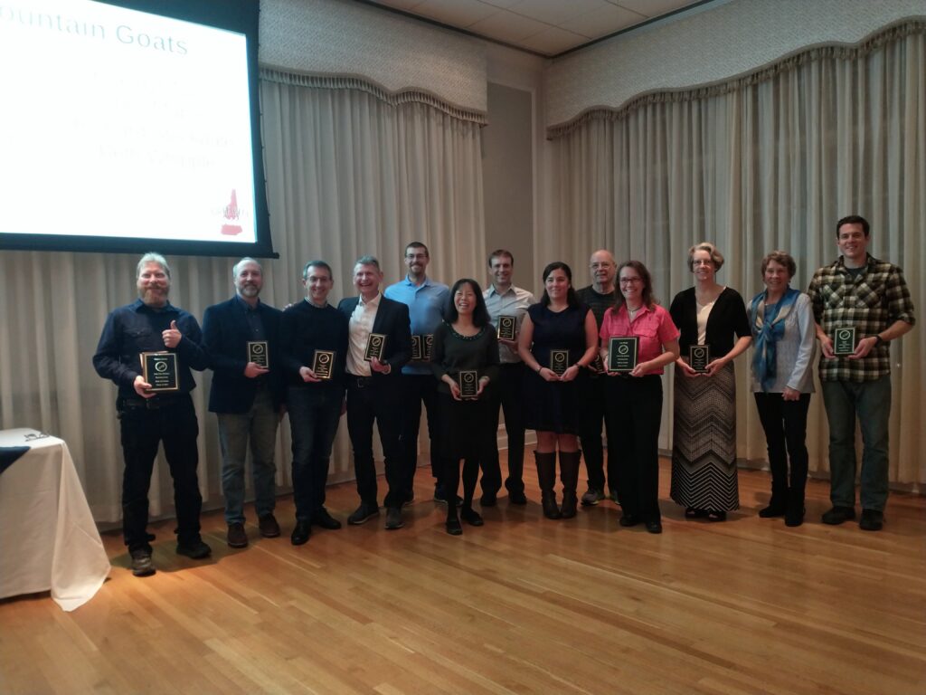 Award recipients at our 2022 Awards Dinner